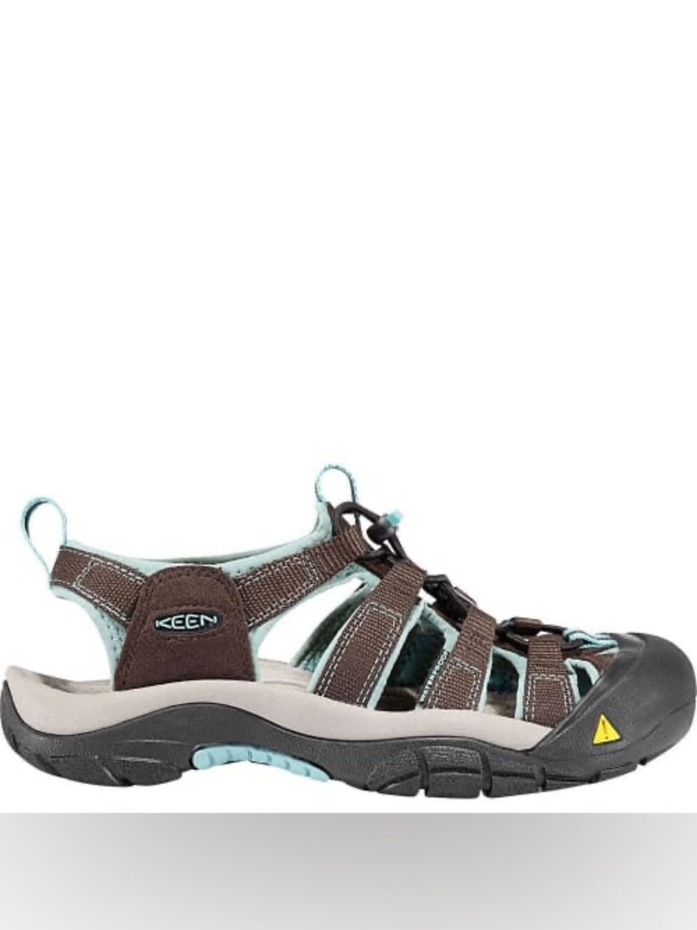 KEEN Womens Brown Teal Green Newport H2 Waterproof Outdoor Hiking Sandals